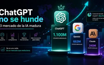 ChatGPT pierde cuota, pero el mercado IA no se hunde